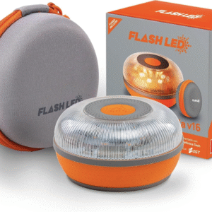 Luz de Emergencia SOS FlashLED V16 Conectada Homologada, Autorizada por la DGT, Tarjeta SIM y Servicio de Datos hasta 2038